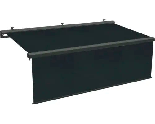 B-Ware Markise Sonnenschutz Balkon Terrasse Vernazza Anthrazit Halbkassettenmarkise - 4306516022632