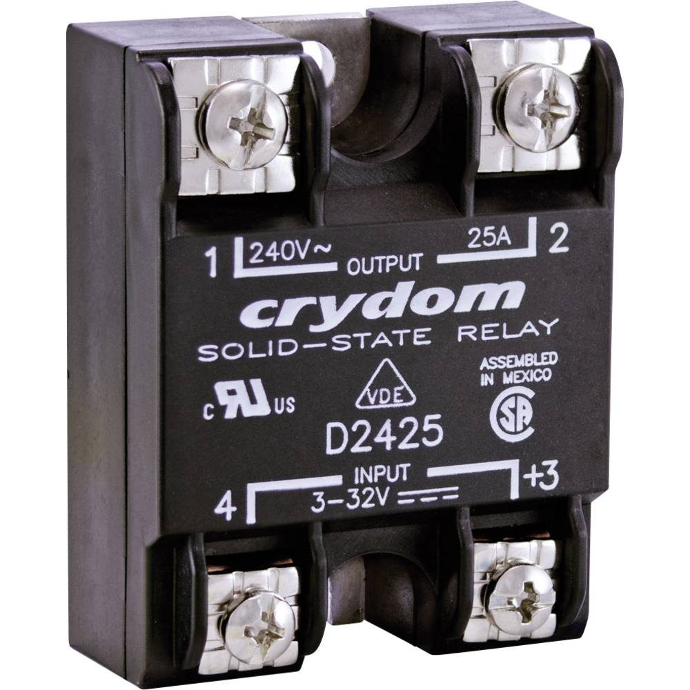 Crydom Halbleiterrelais D2410 10A Relais Lastrelais Schaltspannung max. 280 V/AC - 4016138061970
