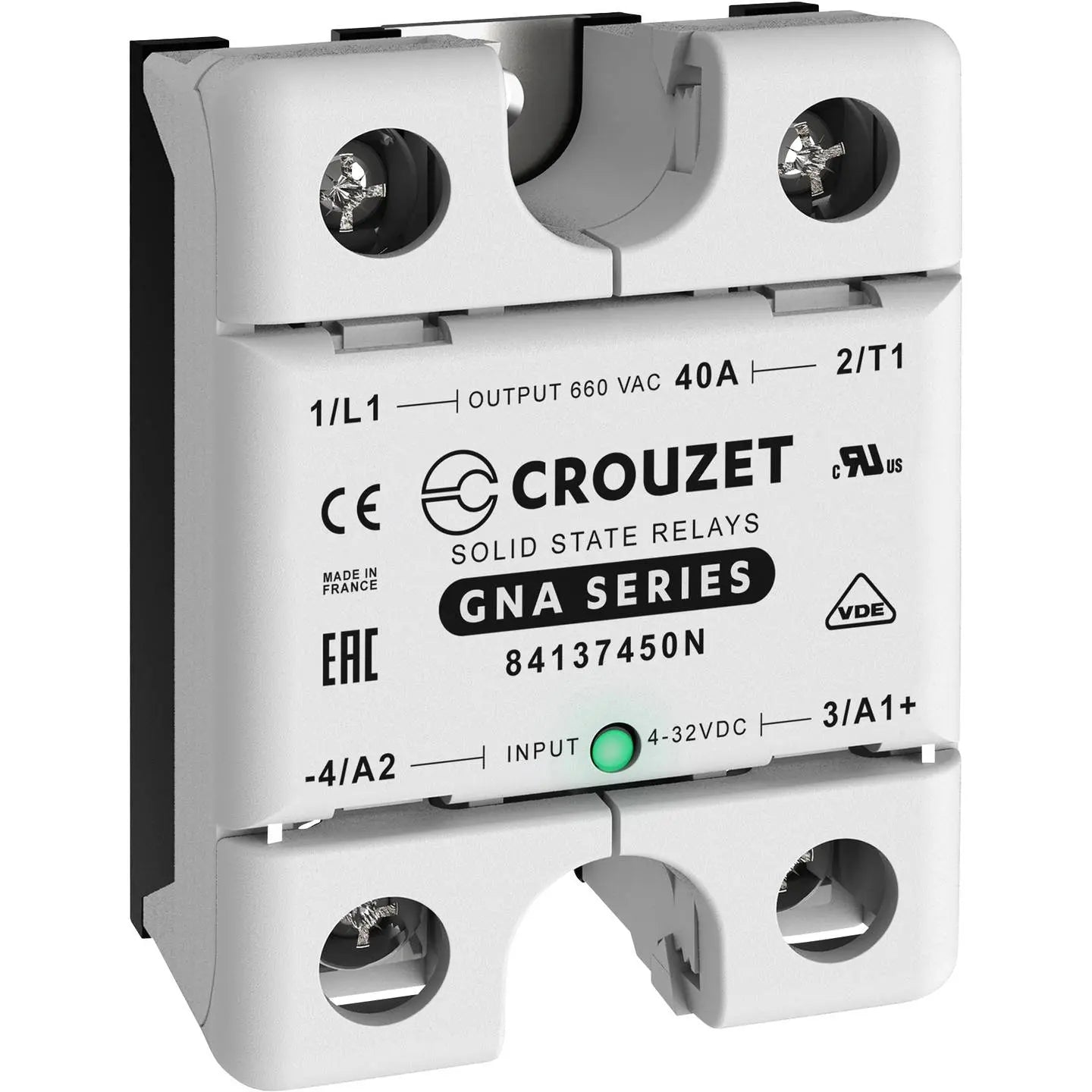 B-Ware Crouzet Halbleiterrelais 84137450 N 40 A Schaltspannung Max. 660 V/Ac 1 St. - 3593150048642