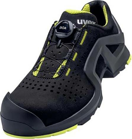 B-Ware Uvex Sicherheitshalbschuh Sicherheitsschuh S1 P Schuhgröße 42 Schwarz Gelb 1 Paar
