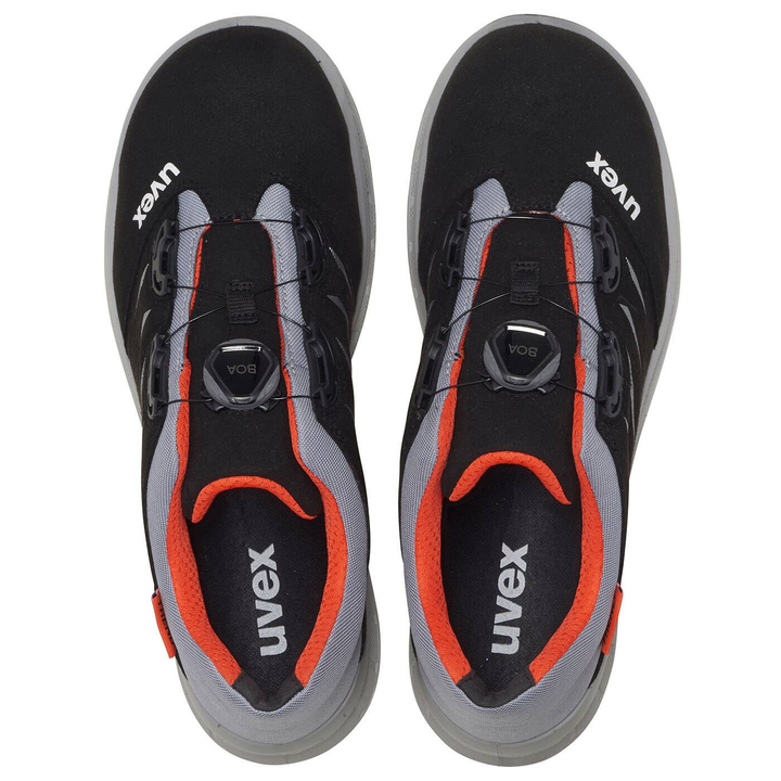 Uvex Sicherheitshalbschuh S1 P Sicherheitsschuh Schuhgröße 45 Schwarz/Rot 1 Paar B-Ware