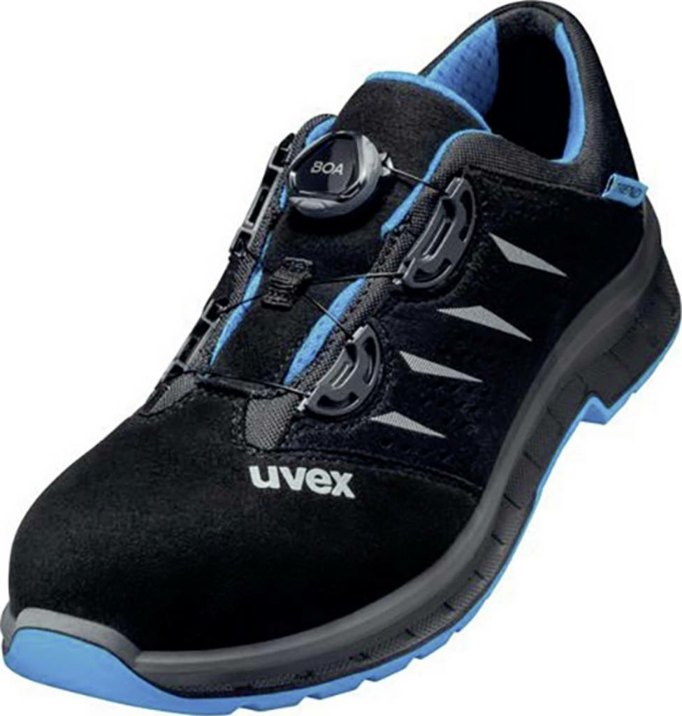B-Ware Uvex 6938 6938243 Sicherheitshalbschuh Arbeitschuhe Größe 43 Schwarz Blau  - 4031101776705