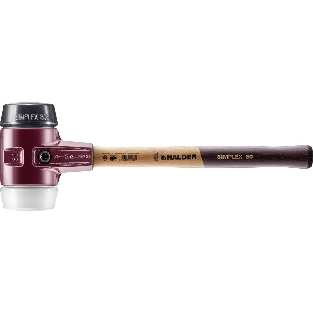 Halder Simplex 3027.080 Schonhammer Hammer Ergonomisch Mittelhart 2770 G 490 Mm B-Ware