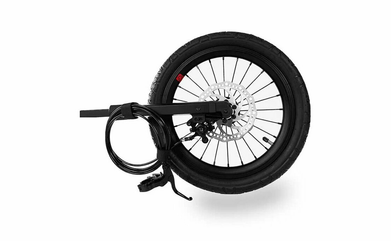 B-Ware Hamax Jogger Set Für Outback Kinderfahrradanhänger Einstellbar Schwarz - 7029774900227