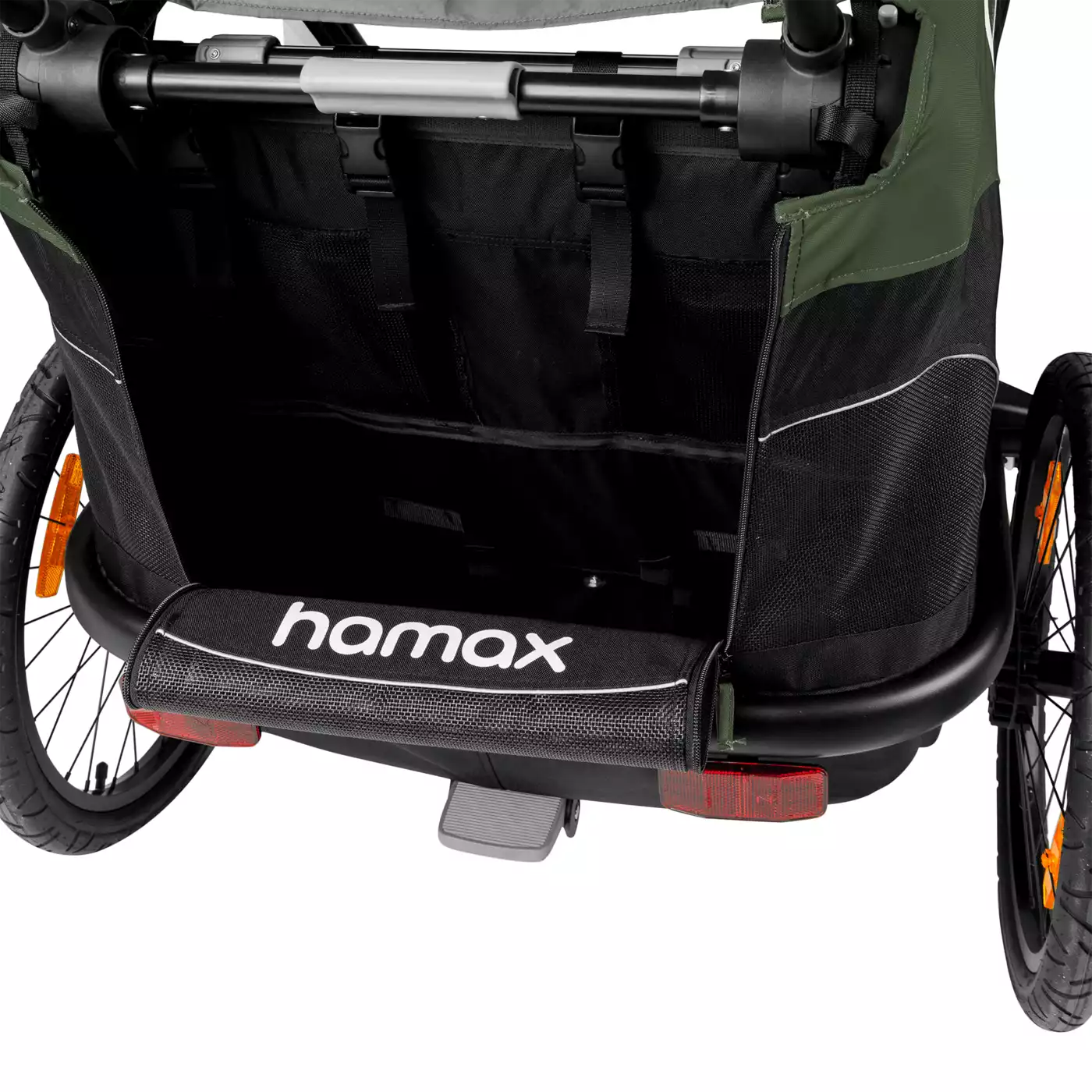 B-Ware Hamax Outback Zweisitzer Buggy Jogger Fahrradanhänger Kinderanhänger