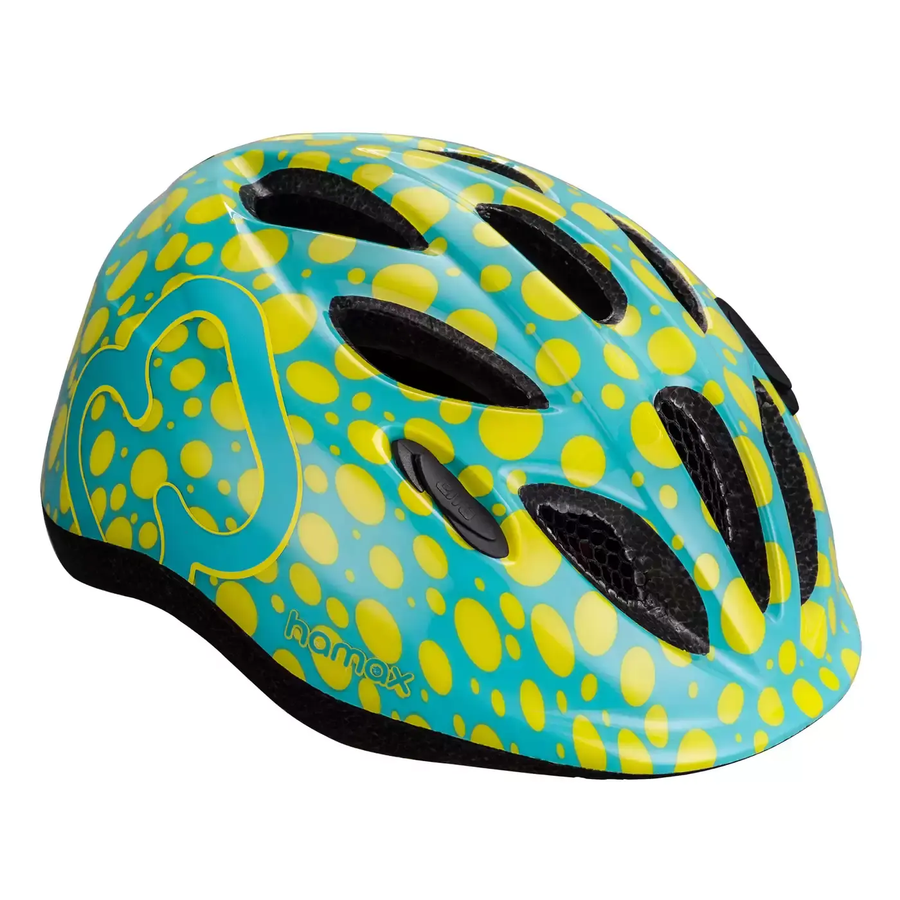 Hamax Skydive Fahrradhelm Helm Kinderhelm Grün Gelb Größe S Inmold Polycarbonat B-Ware - 7043483021127
