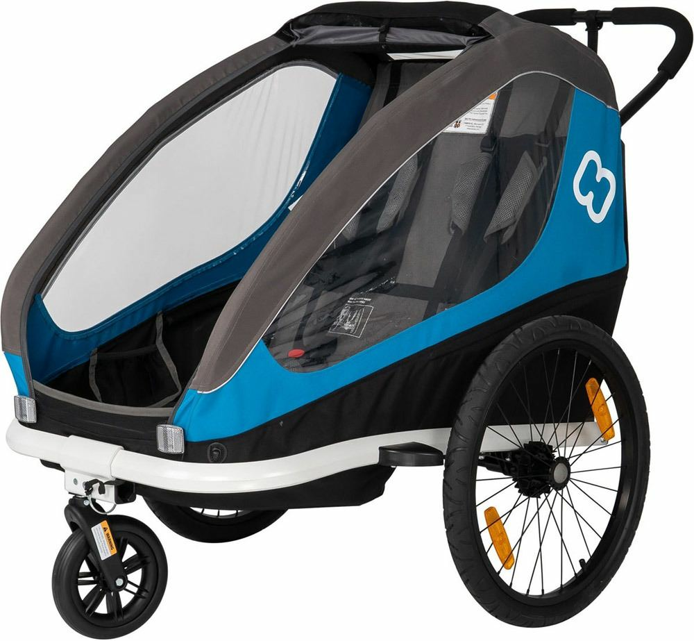 Hamax Traveller Fahrradanhänger Kinderanhänger Transportanhänger Blau Schwarz  B-Ware - 7029770020028