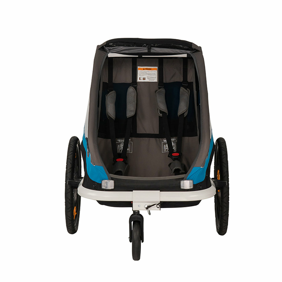 Hamax Traveller Fahrradanhänger Kinderanhänger Transportanhänger Blau Schwa50 B-Ware