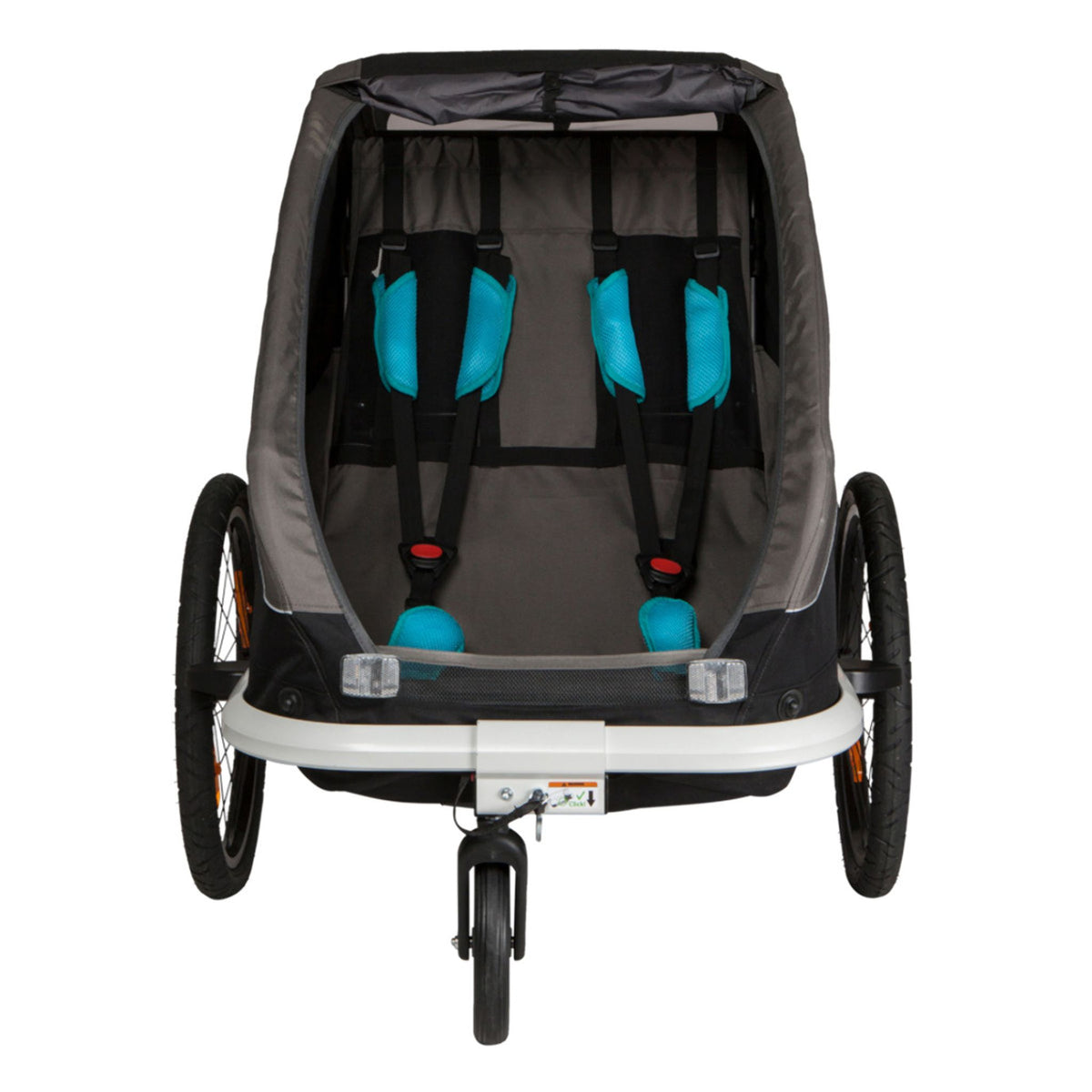 Hamax Traveller Fahrradanhänger Kinderfahrradanhänger Anhänger Rad Black Grey - 7029774000576
