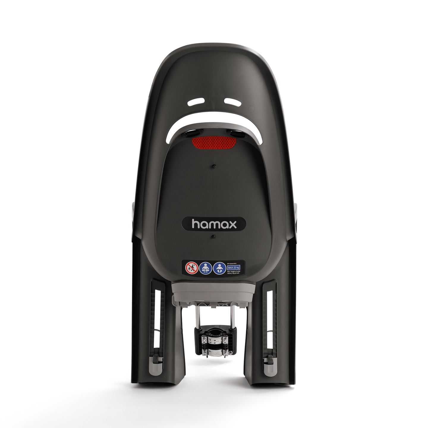 B-Ware Hamax Zenith Fahrradsitz Kindersitz Fahrrad Grau Schwarz Siehe Text/Foto