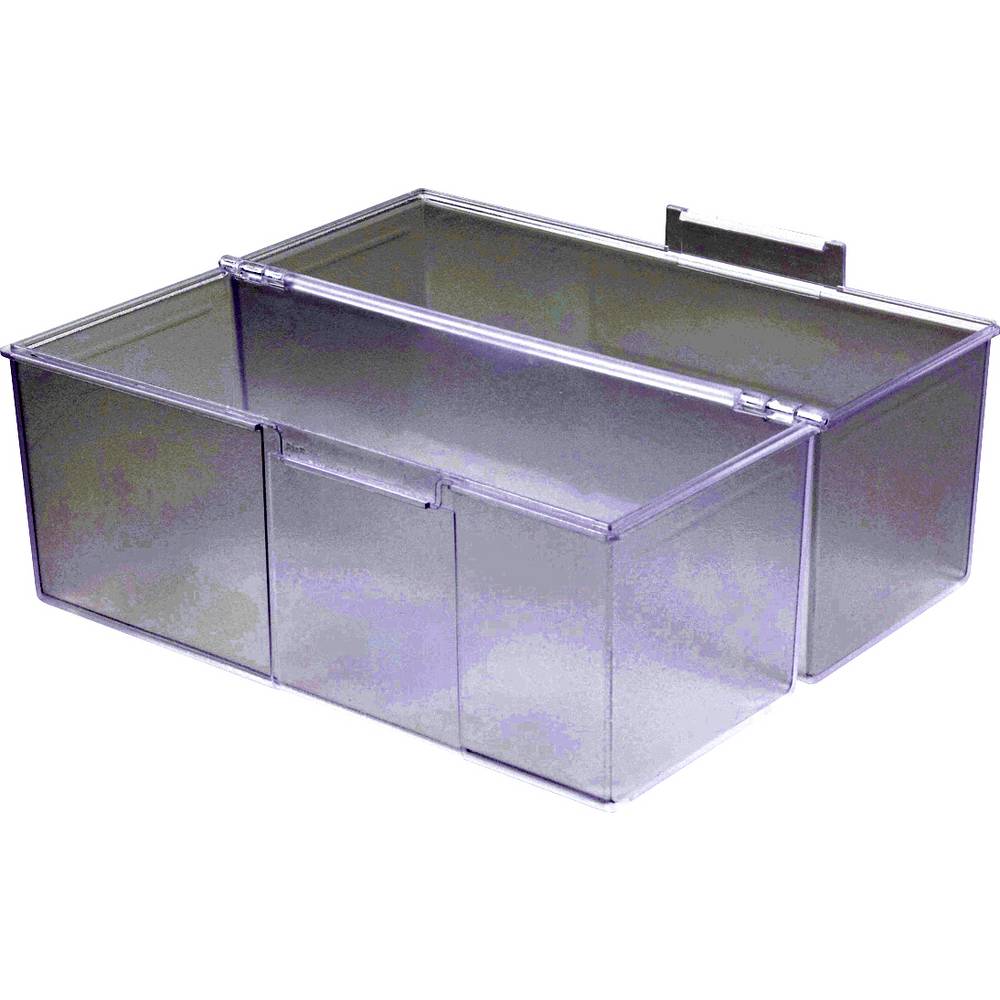HAN 975-63 975-63 Karteibox Transluzent Klar Max. 500 Karten DIN A5 quer 8 STÜCK - 4012473975187