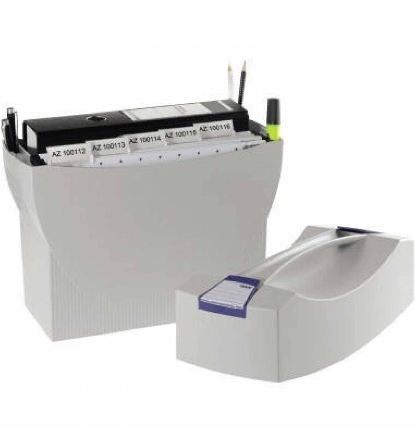 B-Ware Han Hängebox Swing 1901 11 39,7x34,7x15,4cm Mit Deckel Lichtgrau 2 Stück - 4012473190115