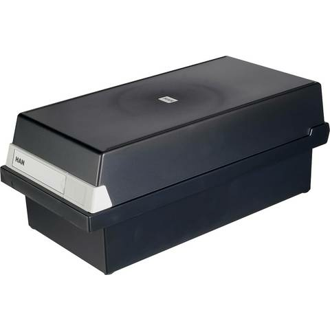 B-Ware Han 956 13 956 13 Karteikasten Schwarz Max Anzahl Der Karten 1300 2 Stück - 4012473956148