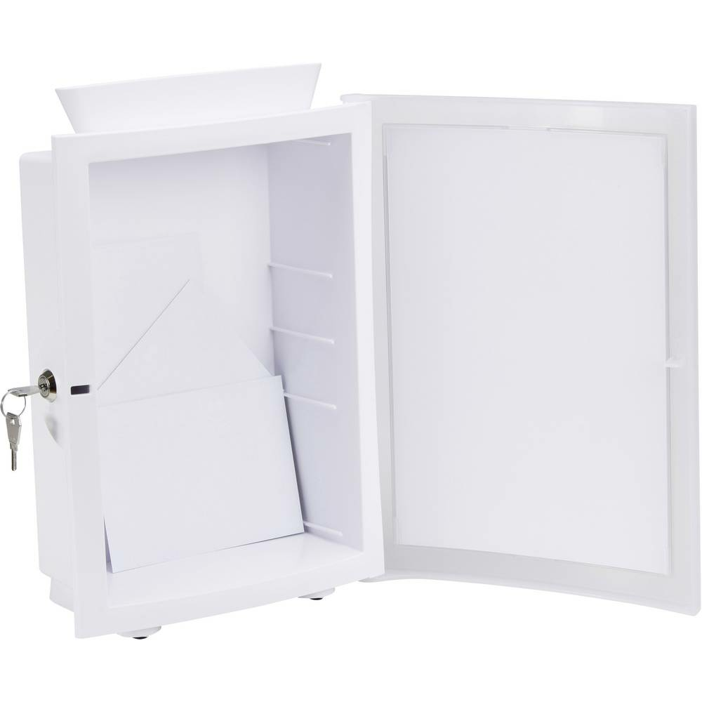 B-Ware Han Sammelbox Image'in Abschließbar Schließbox Mit Zubehör Weiß 260x375x128mm - 4012473410244