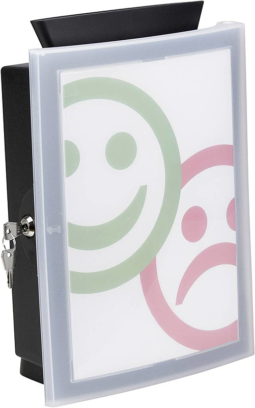 B-Ware Han Aktionsbox Mit Einwurf 4102 Image'in Briefkasten Schwarz 260 X 375 X 128 Mm - 4012473410251