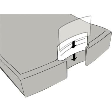Han Impuls Schubladenbox Aufbewahrungbox Grau Din A4 Din C4 Anzahl Schubfächer 4 B-Ware - 4012473101739