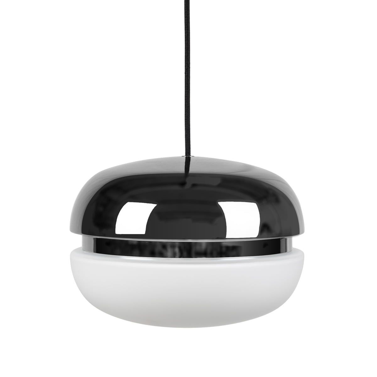 HANA Pendelleuchte Hängelampe Macaron Chrom Ø 18 cm Wohnzimmer Beleuchtung - 5702410529502