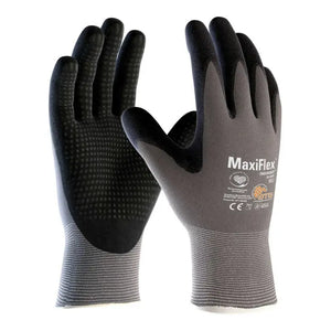 B-Ware Atg Montagehandschuh Arbeitshandschuh Maxi Flex Nylon Nitril Gr 11 Grau 12 Paar