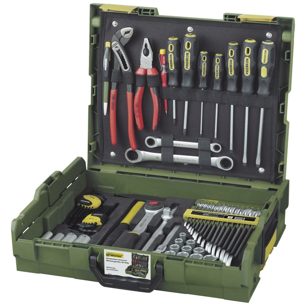 B-Ware Proxxon 23660 Handwerker Werkzeugkoffer Bestückt 68 Teilig Werkzeugset Werkzeug - 4006274236608