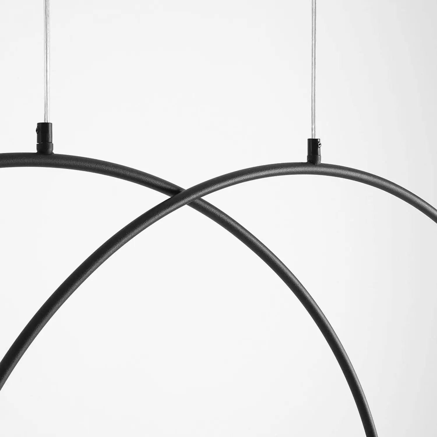 B-Ware Alison Hängelampe Pendelleuchte Bogenlampe Schwarz/Weiß 4fl 129cm - 5904798655396