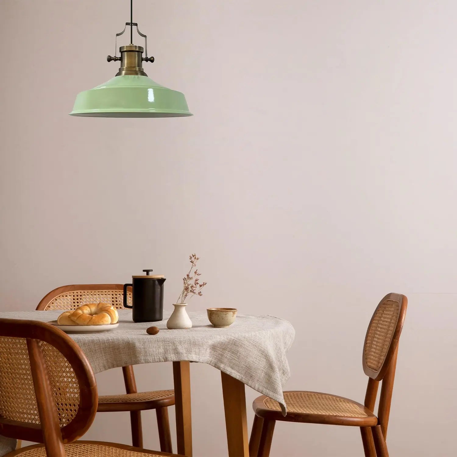 B-Ware Royaltec Hängelampe Pendelleuchte Augusta Metall Mintgrün Vintage E27 Led ø 40cm - 8682835457369