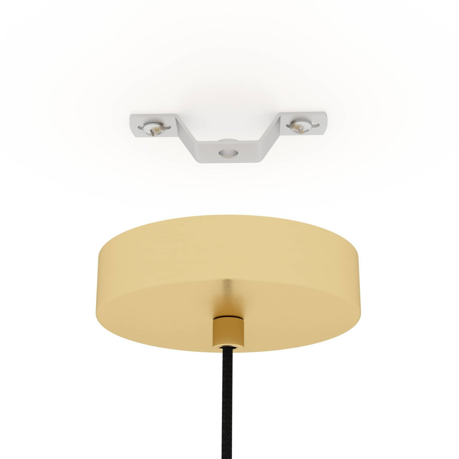 B-Ware Eglo Hängelampe Pendelleuchte Caprarola Sandfarben Glas Metall 20 Cm E27