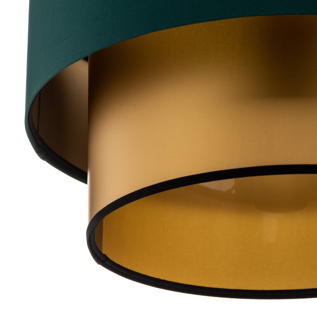 Hängelampe Dorina Pendelleuchte Lampe Grün Gold ø 40cm Esszimmer Beleuchtung B-Ware - 5902751349290