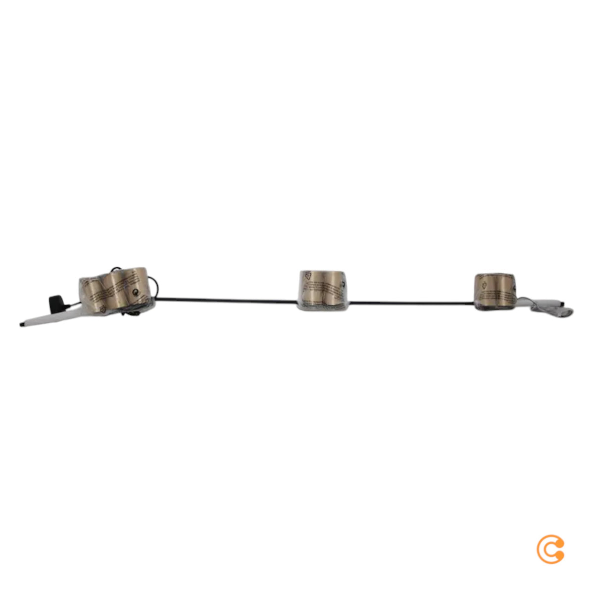 Hängelampe Genesis Alu schwarz/gold 7 x GU10 Länge 150 cm Lampe SIEHE TEXT/FOTO - 5902693803720