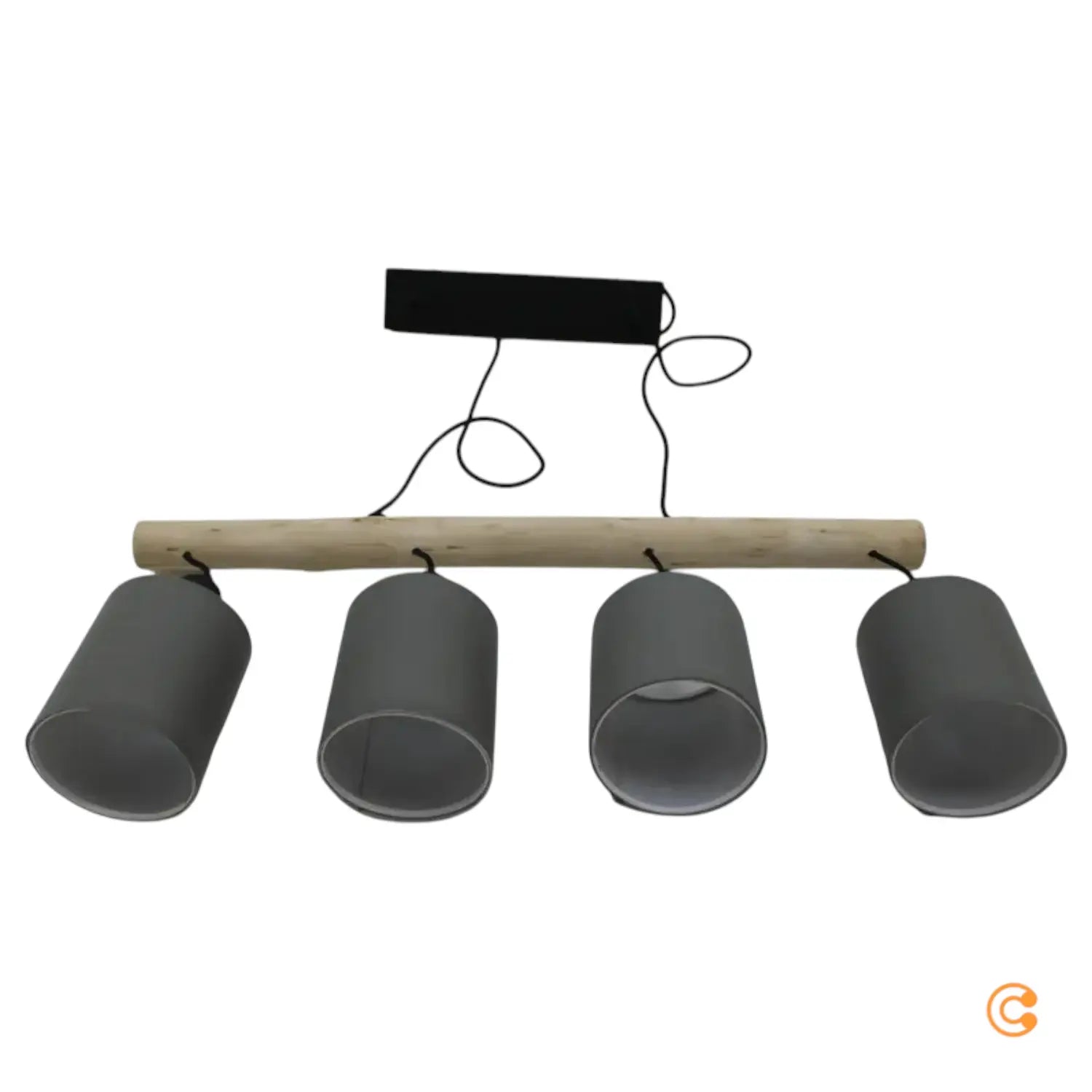 B-Ware Hängelampe Tribu Hängeleuchte Green Papierschirme Lampe Vierflammig - 4043689995171