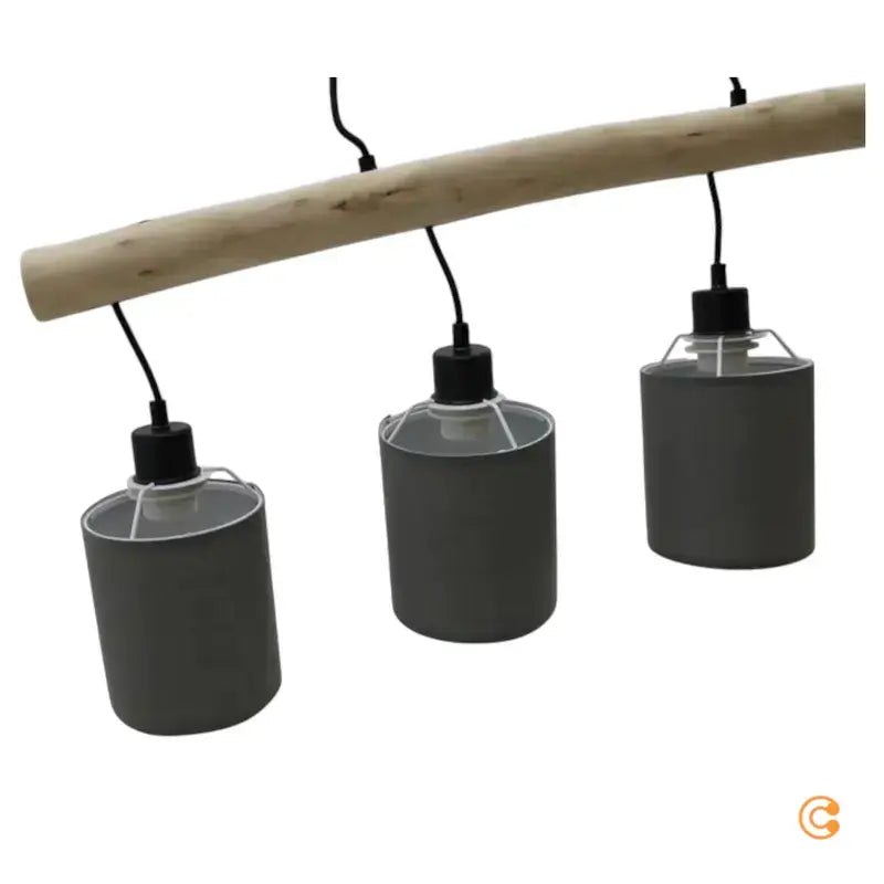 B-Ware Just Light Hängelampe Pendelleuchte Green Tribu Taupe Vierflammig Papierschirme - 4043689995171