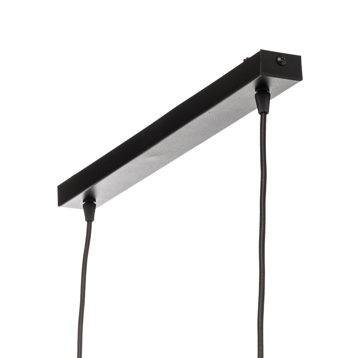 Hängelampe Larus aus schwarzem Stahl 2-flammig dimmbar Pendelleuchte Lampe 60cm - 5907623620477
