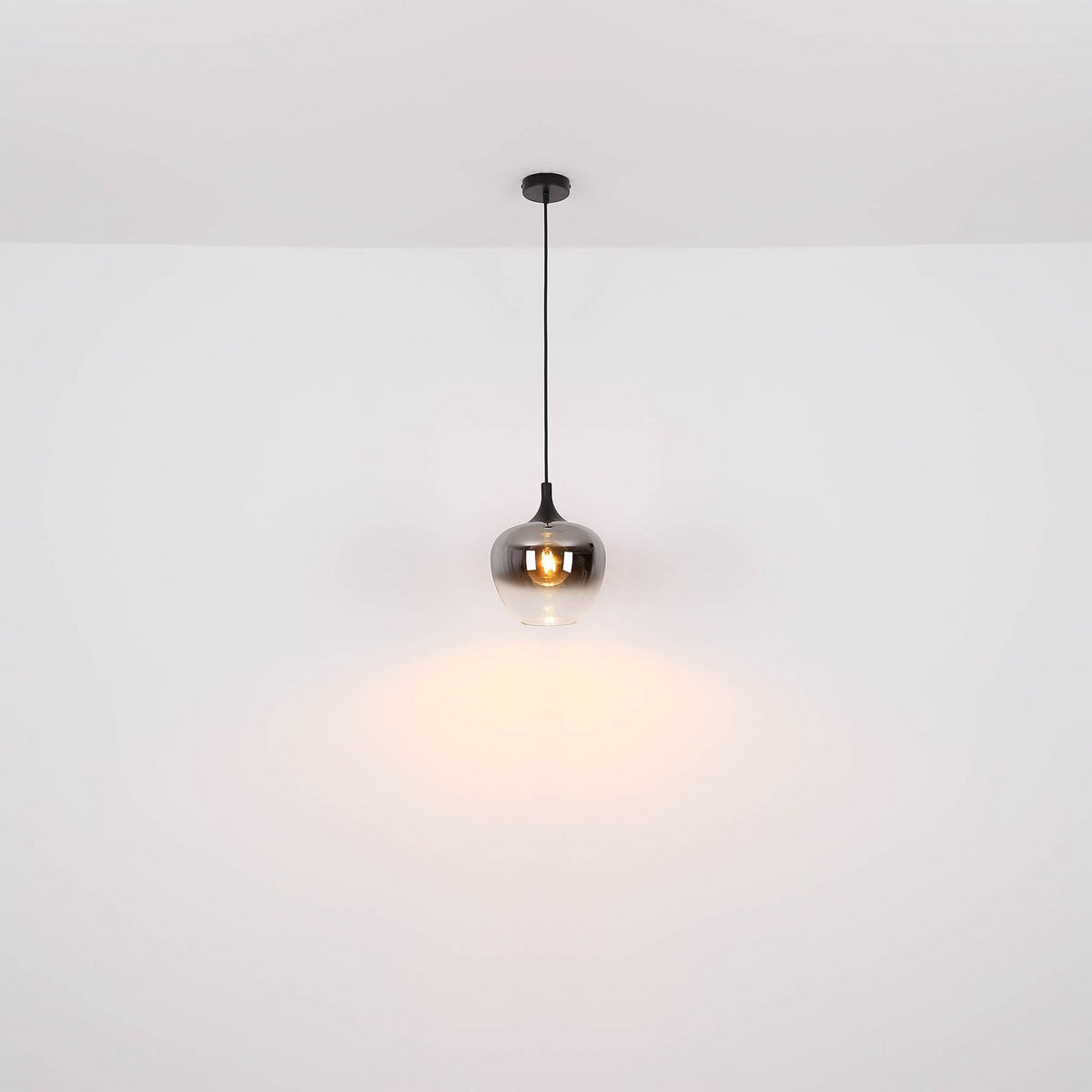 Globo Hängelampe Pendelleuchte Maxy Glas rauchgrau Beleuchtung Länge 86 cm - 9007371435401