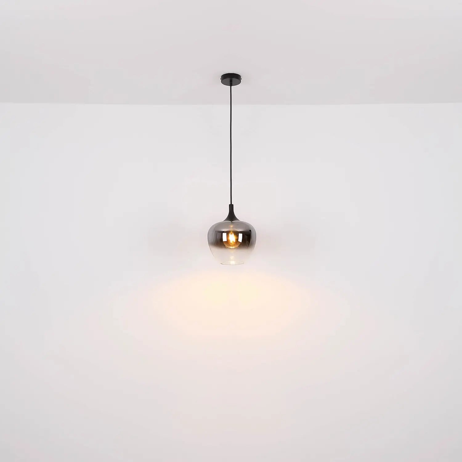 B-Ware Globo Hängelampe Pendelleuchte Maxy Glas Rauchgrau Beleuchtung Länge 86 Cm - 9007371435401