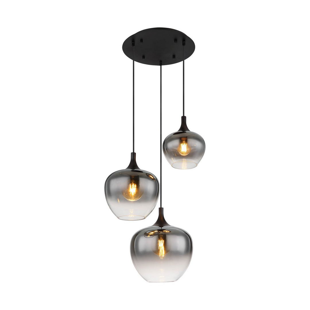 Globo Hängelampe Pendelleuchte Maxy Rauchgrau Glas Lampe Spot Siehe Text/Foto B-Ware - 9007371444397