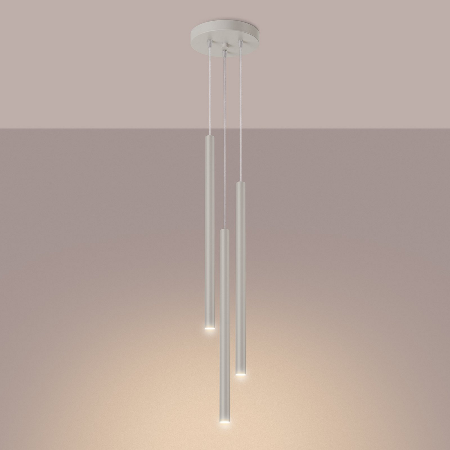 B-Ware Pastelo Hängelampe Pendelleuchte Lampe Beige ø 19 Cm Stahl - 5903282795037