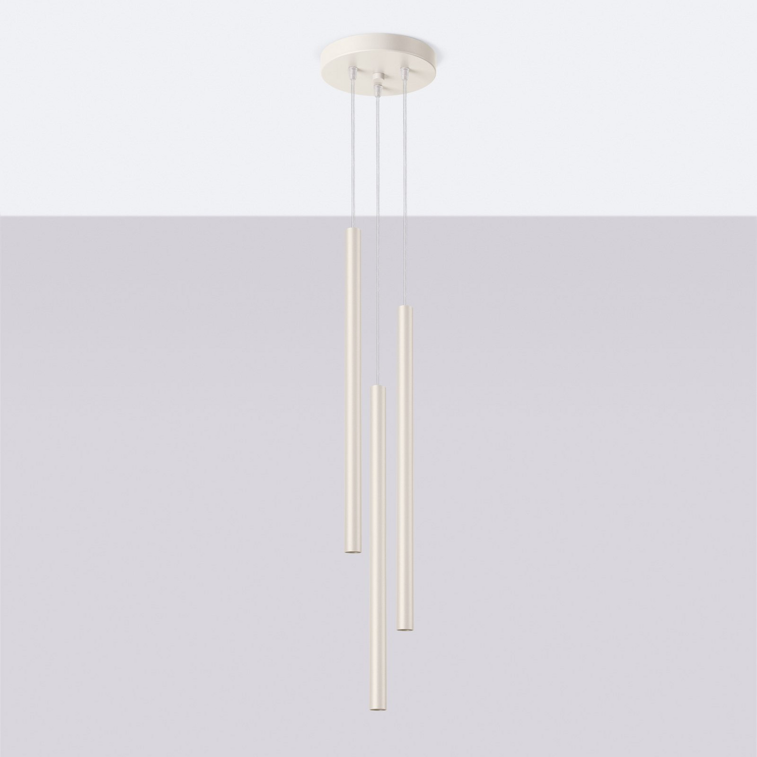 B-Ware Pastelo Hängelampe Pendelleuchte Lampe Beige ø 19 Cm Stahl - 5903282795037