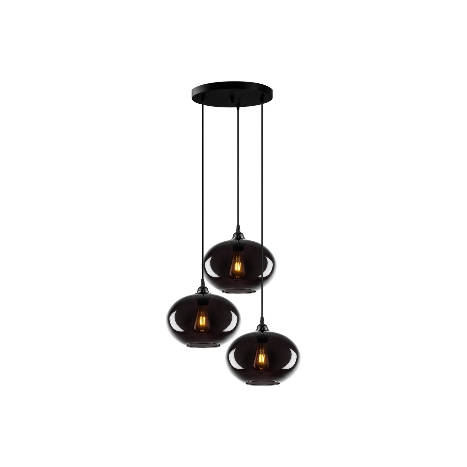 B-Ware Goossens Lamp Smoked Hängelampe Hängeleuchte Lampe Leuchte Pendelleuchte Li734 - 8681875991796