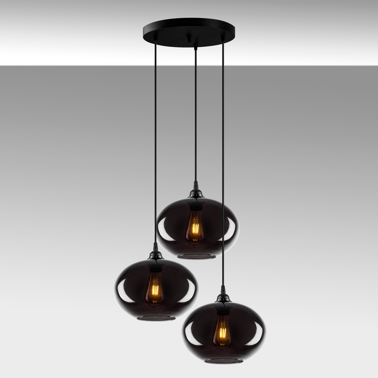B-Ware Goossens Lamp Smoked Hängelampe Hängeleuchte Lampe Leuchte Pendelleuchte Li734 - 8681875991796