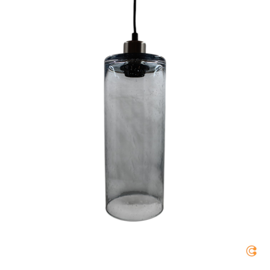 Hängelampe Soda Glaszylinder Deckenleuchte Lampe Blau ø 12cm Glasleuchte B-Ware - 5904496319514