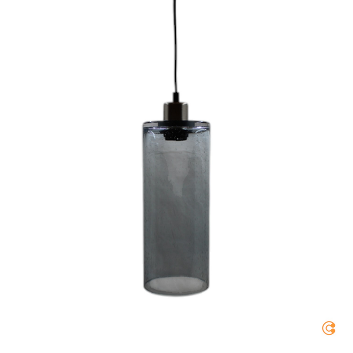 Hängelampe Soda Glaszylinder Deckenleuchte Lampe Blau ø 12cm Glasleuchte B-Ware - 5904496319514