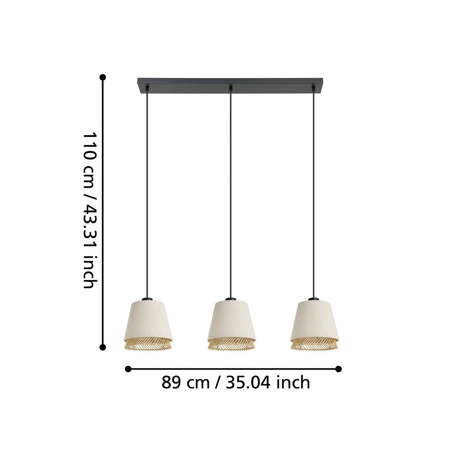 B-Ware Eglo Tabley Hängelampe Hängeleuchte Lampe Leuchte Pendellampe Pendelleuchte - 9002759439767