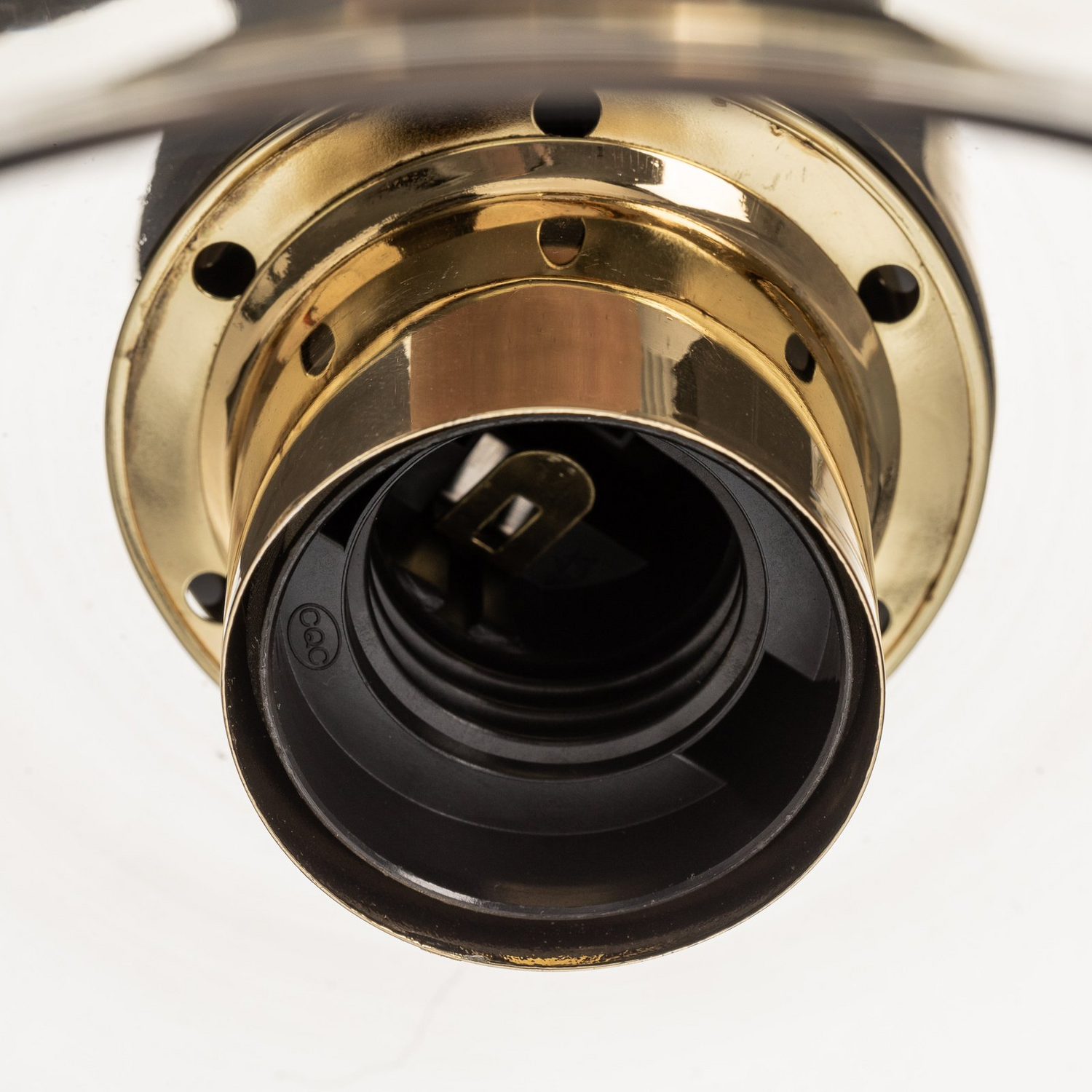 Viva Hängelampe Pendelleuchte Lampe Leuchte Schwarz Messing 3flammig E27 Led B-Ware - 5905962018511