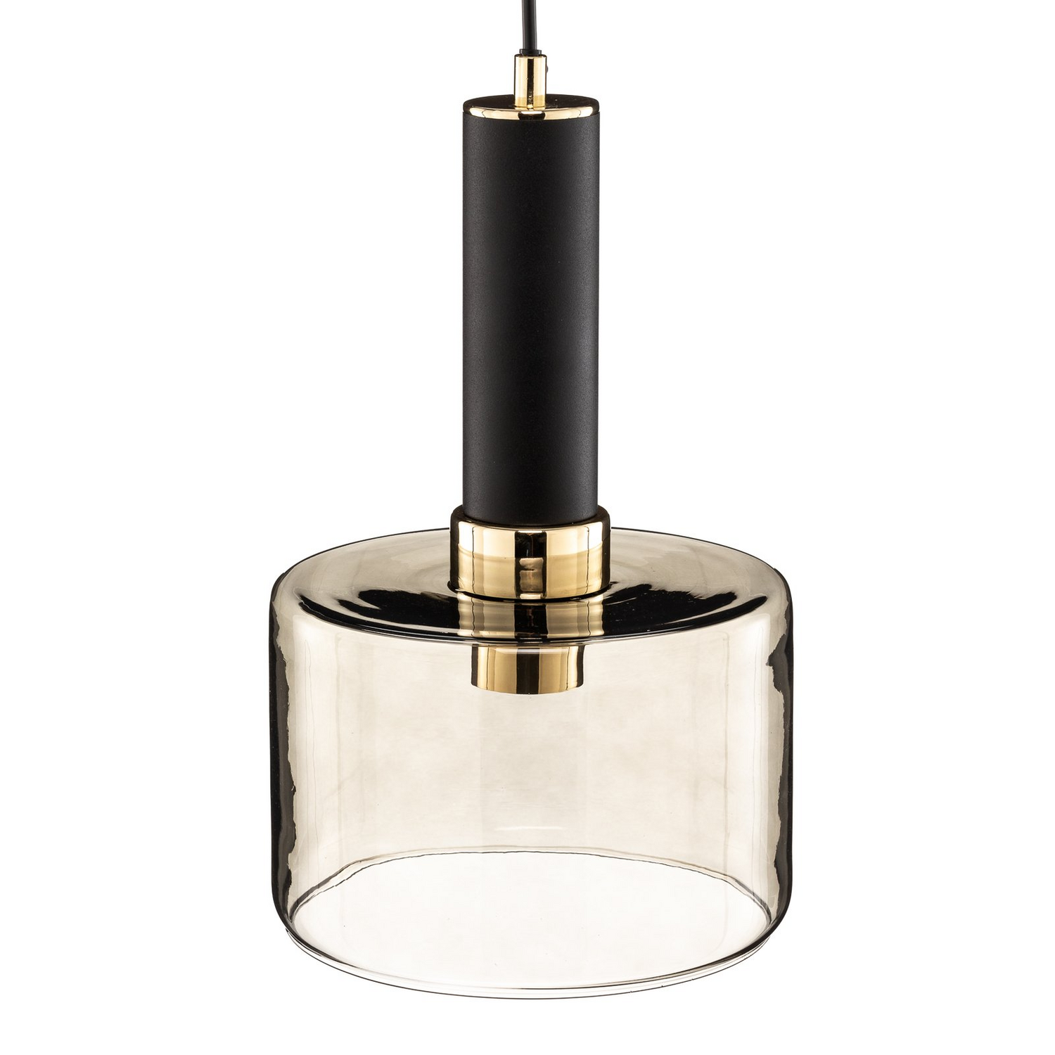 Viva Hängelampe Pendelleuchte Lampe Leuchte Schwarz Messing 3flammig E27 Led B-Ware - 5905962018511