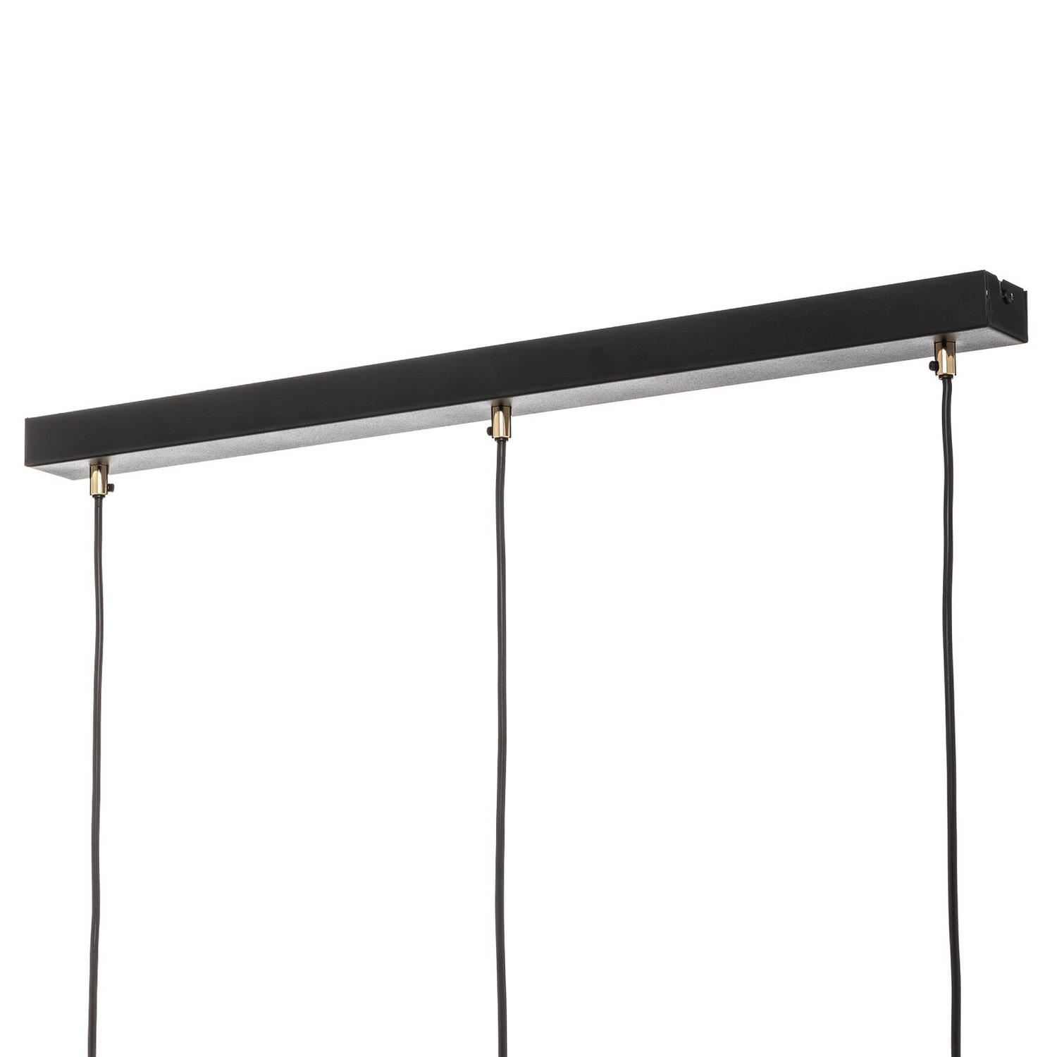 Viva Hängelampe Pendelleuchte Lampe Leuchte Schwarz Messing 3flammig E27 Led B-Ware - 5905962018511