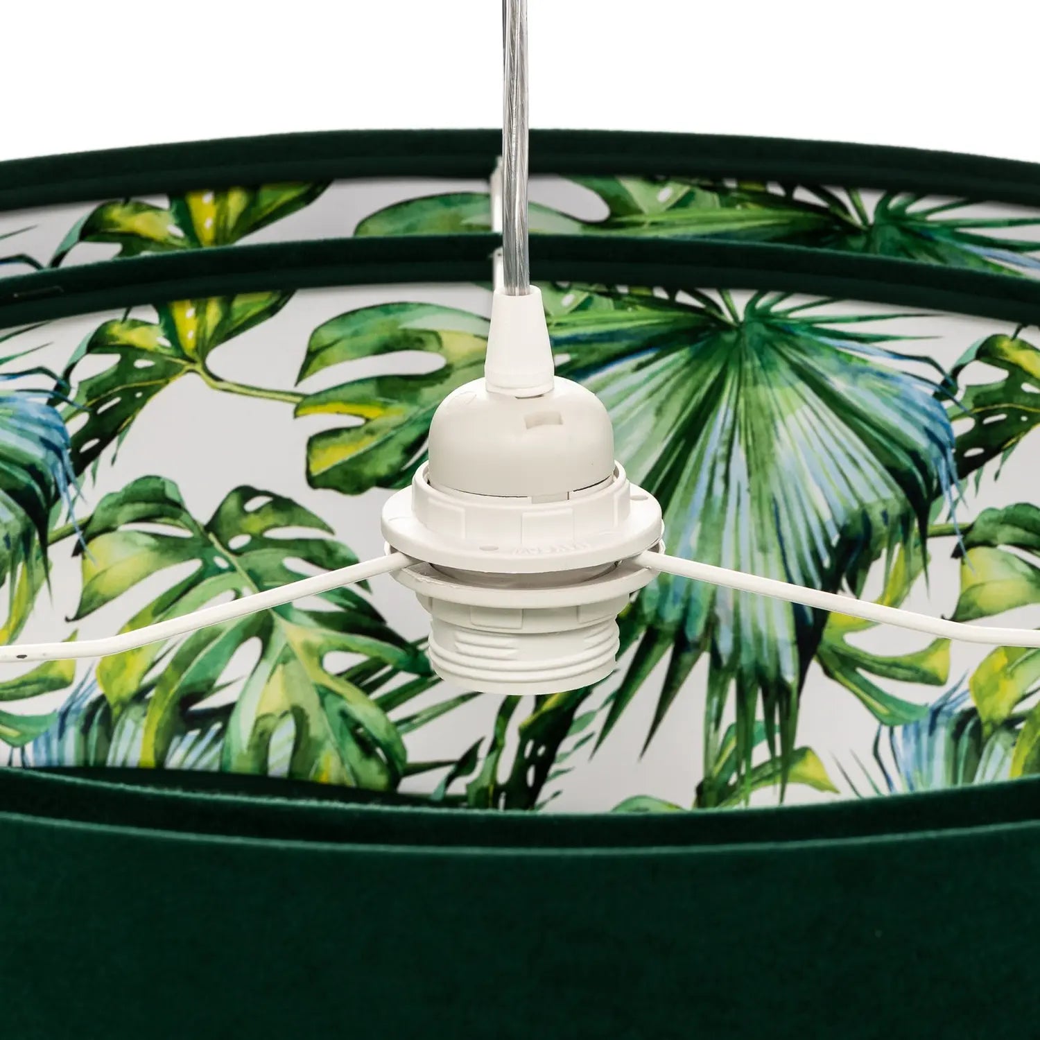 B-Ware Maco Design Hängelampe Pendelleuchte Leuchte Vivien Grün Velours Kunststoff - 5906742040142