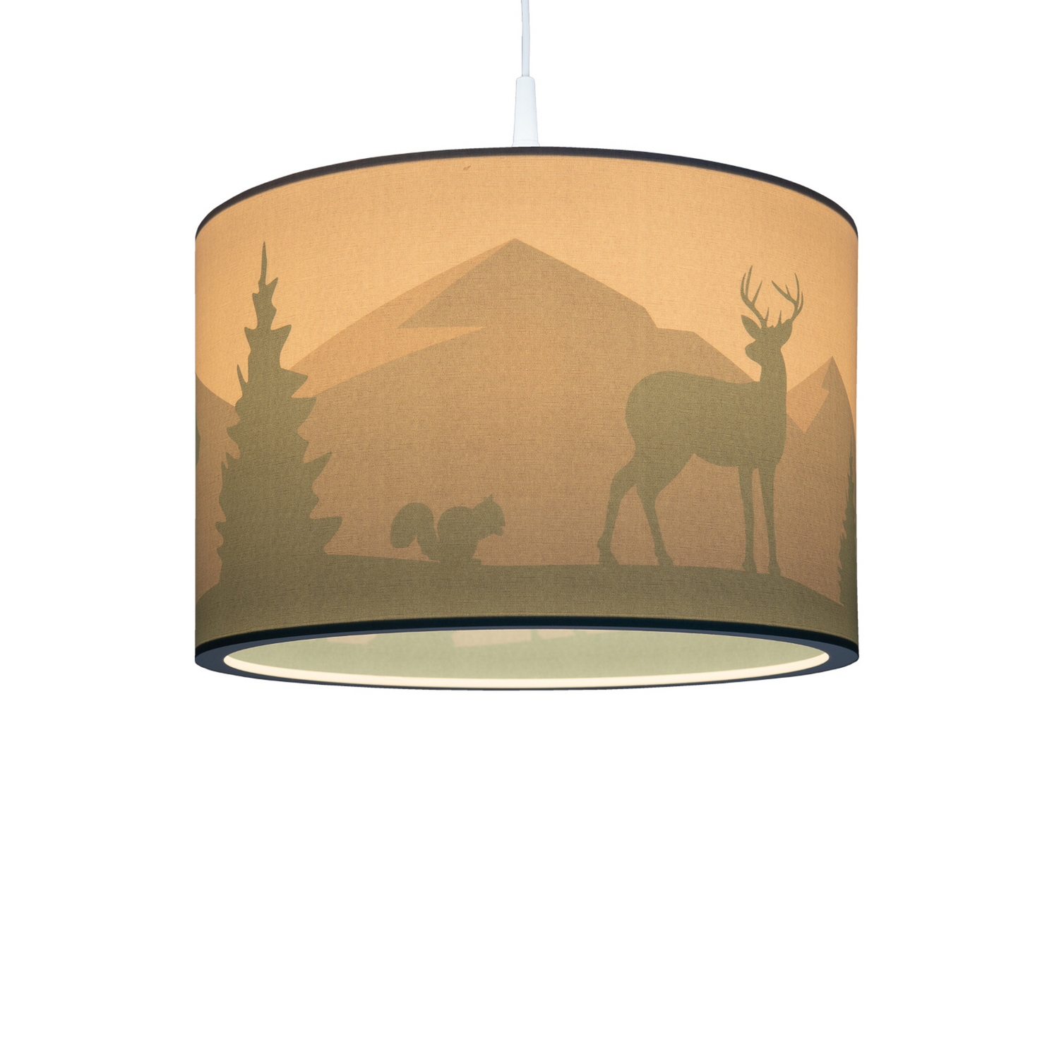 B-Ware Elobra Hängeleuchte 25/40 Scandi Wald ø 38 Cm Grün 1 Flammig Hängelampe Lampe - 4019698139523