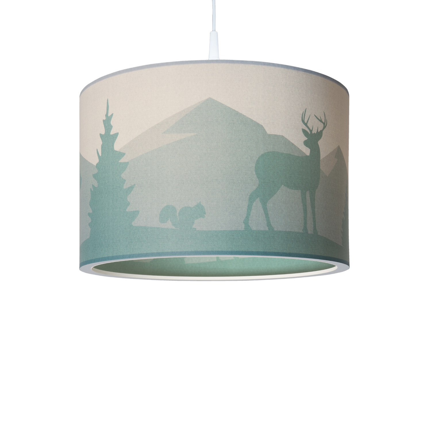 B-Ware Elobra Hängeleuchte 25/40 Scandi Wald ø 38 Cm Grün 1 Flammig Hängelampe Lampe - 4019698139523