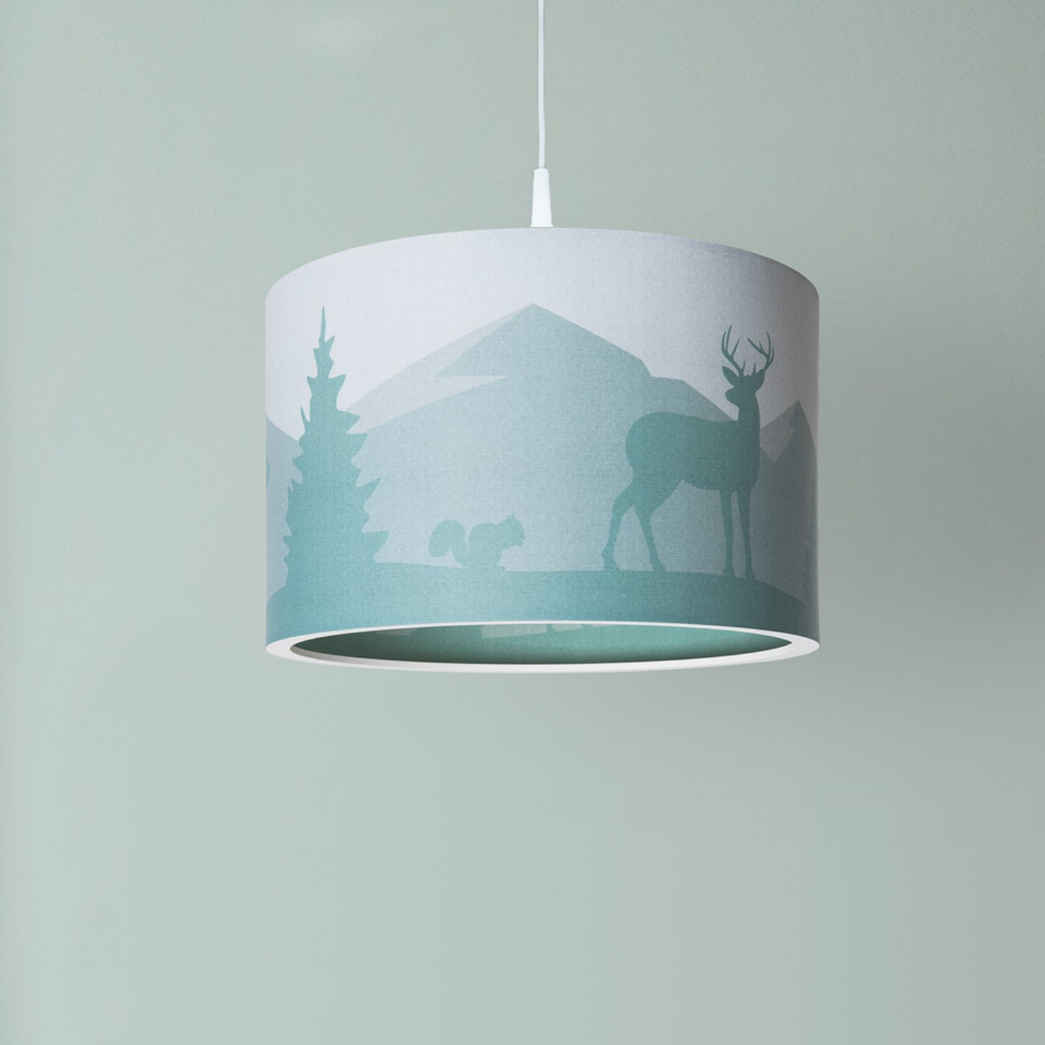 B-Ware Elobra Hängeleuchte 25/40 Scandi Wald ø 38 Cm Grün 1 Flammig Hängelampe Lampe - 4019698139523