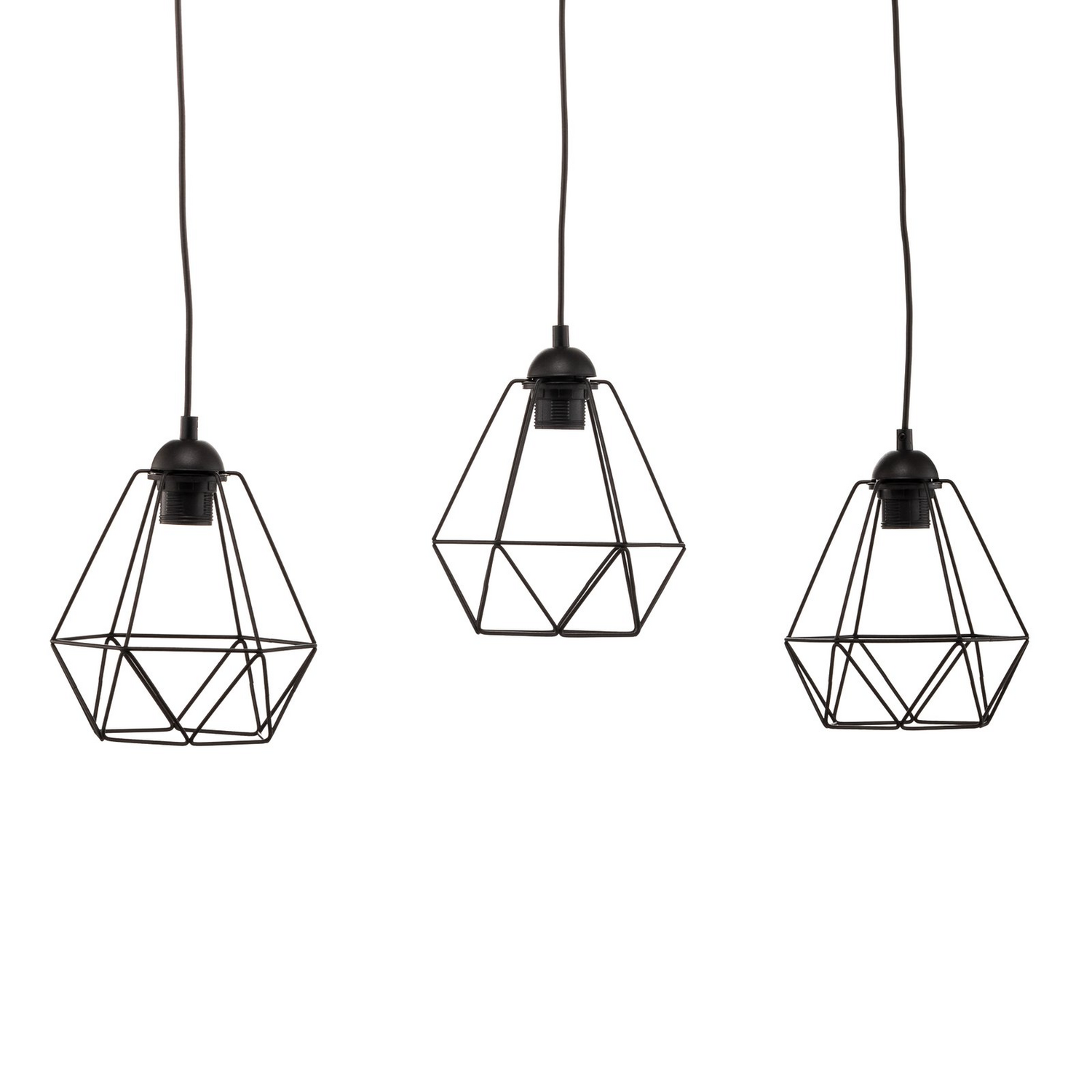 Hängeleuchte Acero Mit Käfigschirmen Dreiflammig Deckenlampe Deckenleuchte Lampe B-Ware - 5902693778882