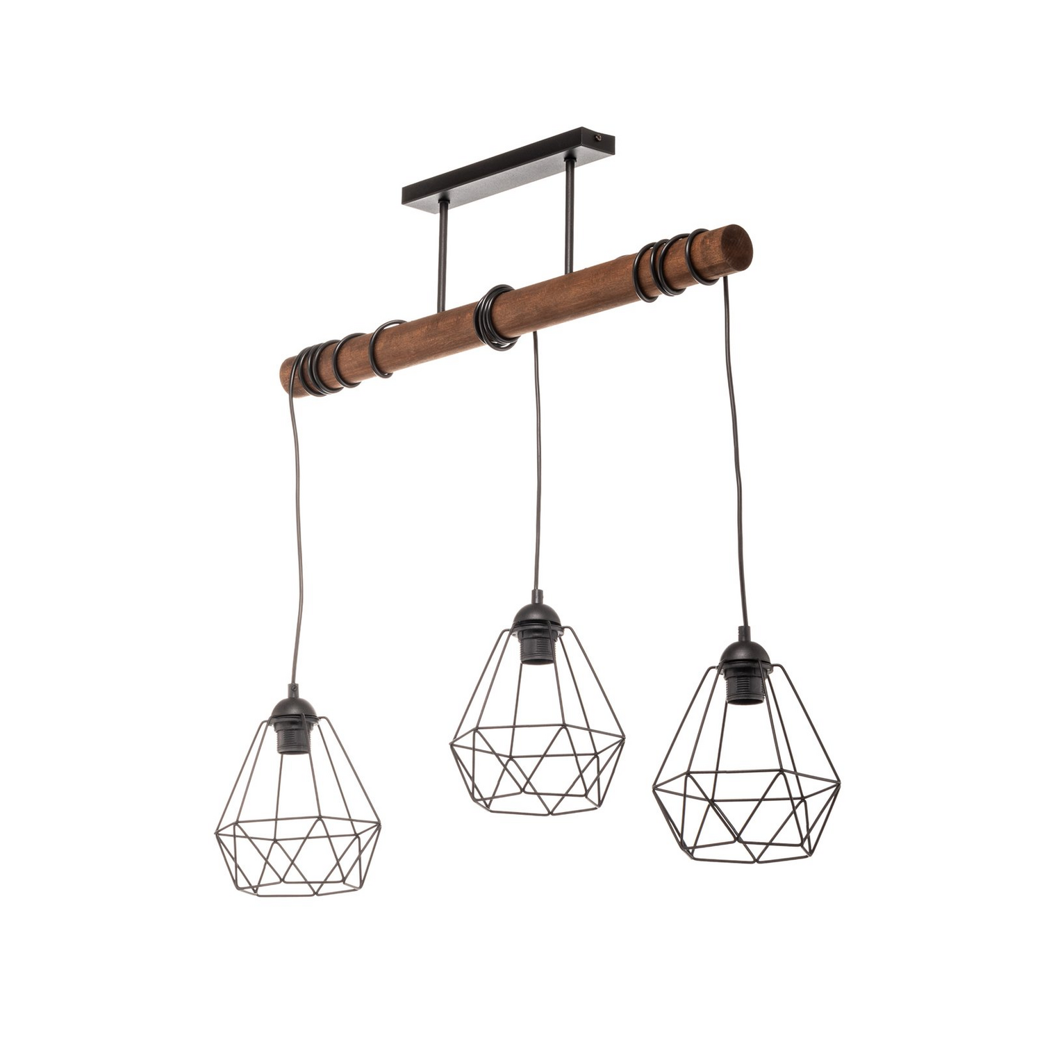 Hängeleuchte Acero Mit Käfigschirmen Dreiflammig Deckenlampe Deckenleuchte Lampe B-Ware - 5902693778882